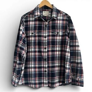 Tilley Men’s Flannel Plaid Button-Up Shirt XL